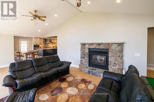 15 Oakridge Dr, North Kawartha, ON - Indoor Photo Showing Living Room With Fireplace