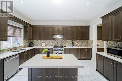 52 Fanning Tr, Brampton, ON - Indoor Photo Showing Kitchen With Double Sink With Upgraded Kitchen