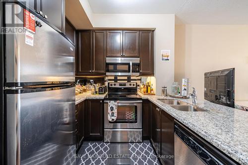 #2008 -50 Absolute Ave, Mississauga, ON - Indoor Photo Showing Kitchen With Double Sink