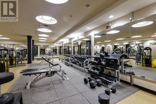 #2008 -50 Absolute Ave, Mississauga, ON - Indoor Photo Showing Gym Room