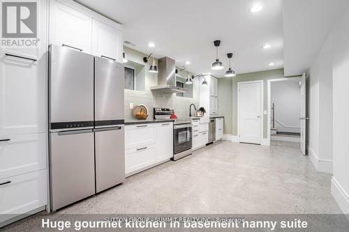 50 Greenfield Drive N, Toronto, ON - Indoor Photo Showing Kitchen With Upgraded Kitchen