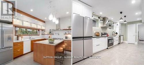 50 Greenfield Drive N, Toronto, ON - Indoor Photo Showing Kitchen With Upgraded Kitchen