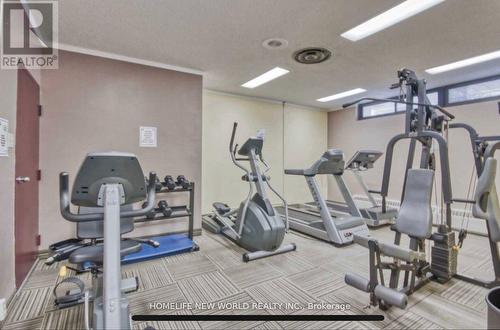 #1008 -177 Linus Rd, Toronto, ON - Indoor Photo Showing Gym Room