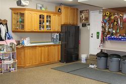 Double car garage with lots of storage - 