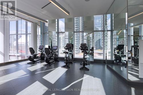 #2312 -10 York St, Toronto, ON - Indoor Photo Showing Gym Room