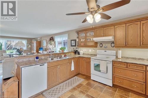 2 Scourfield Drive N, Ingersoll, ON - Indoor Photo Showing Kitchen With Double Sink
