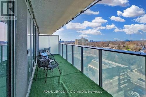 #1203 -99 Foxbar Rd, Toronto, ON - Outdoor With Balcony With View