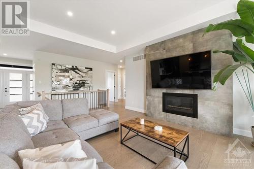 138 Danika Street, Clarence-Rockland, ON - Indoor Photo Showing Living Room With Fireplace