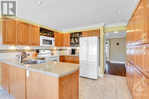 1689 Des Ravins Place, Orleans, ON - Indoor Photo Showing Kitchen With Double Sink