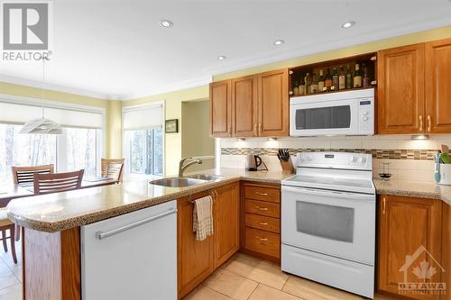 1689 Des Ravins Place, Orleans, ON - Indoor Photo Showing Kitchen With Double Sink