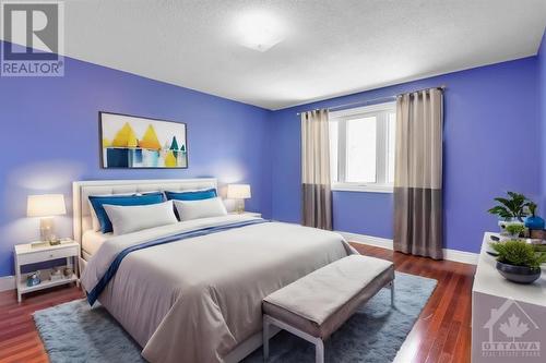 Virtually staged - 1689 Des Ravins Place, Orleans, ON - Indoor Photo Showing Bedroom