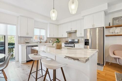 2071 Ghent Avenue|Unit #3, Burlington, ON - Indoor Photo Showing Kitchen With Stainless Steel Kitchen