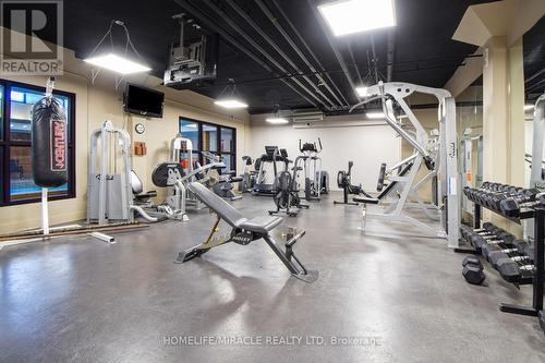 2303 - 150 Charlton Avenue, Hamilton, ON - Indoor Photo Showing Gym Room