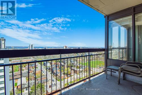 2303 - 150 Charlton Avenue, Hamilton, ON - Outdoor With Balcony With View With Exterior