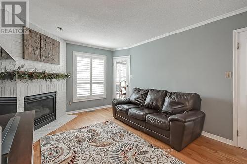 30 Culotta Dr, Hamilton, ON - Indoor Photo Showing Living Room With Fireplace