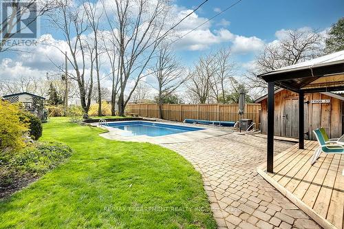 689 Ardleigh Cres, Burlington, ON - Outdoor With In Ground Pool