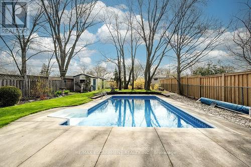 689 Ardleigh Cres, Burlington, ON - Outdoor With In Ground Pool With Backyard