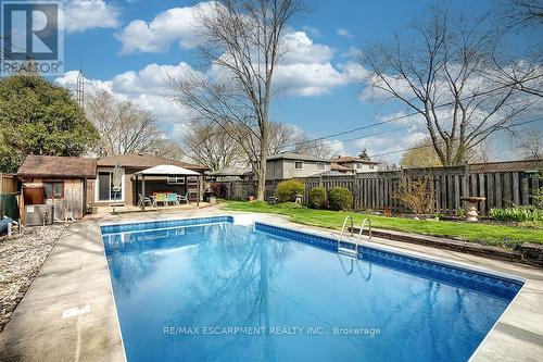 689 Ardleigh Crescent, Burlington, ON - Outdoor With In Ground Pool With Backyard