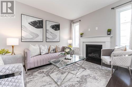 1558 Severn Drive, Milton, ON - Indoor Photo Showing Living Room With Fireplace