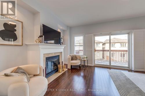 2383 Wasaga Dr, Oakville, ON - Indoor Photo Showing Living Room With Fireplace