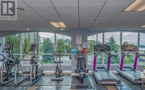 407 - 6 Toronto Street, Barrie, ON - Indoor Photo Showing Gym Room
