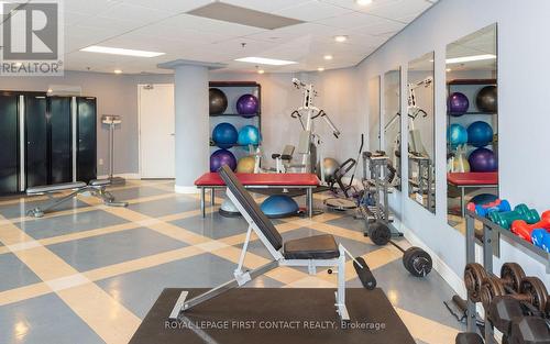 #407 -6 Toronto St, Barrie, ON - Indoor Photo Showing Gym Room