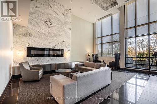 #222 -399 Spring Garden Ave, Toronto, ON - Indoor With Fireplace