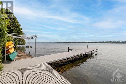 recreation area & dock - 809-811 Hilmor Terrace S, Elizabethtown, ON - Outdoor With Body Of Water With View
