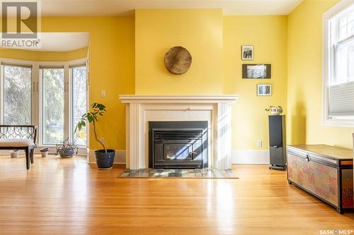 735 University Drive, Saskatoon, SK - Indoor Photo Showing Living Room With Fireplace