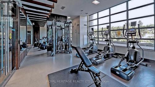 #1001 -35 Brian Peck Cres, Toronto, ON - Indoor Photo Showing Gym Room