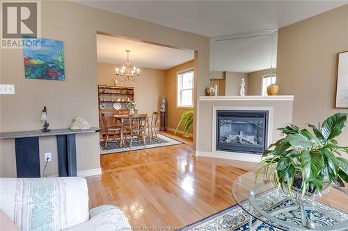 1263 Radcliff Avenue, Windsor, ON - Indoor Photo Showing Living Room With Fireplace