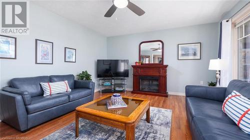 2391 9Th Avenue E, Owen Sound, ON - Indoor Photo Showing Living Room With Fireplace