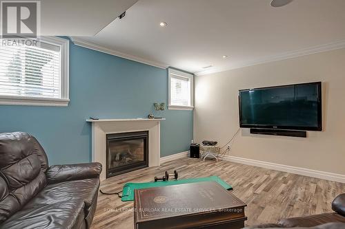 240 Pine Cove Rd, Burlington, ON - Indoor Photo Showing Living Room With Fireplace