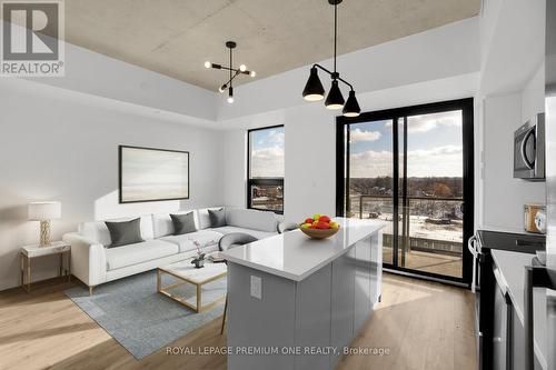 607 - 7 Erie Avenue, Brantford, ON - Indoor Photo Showing Living Room
