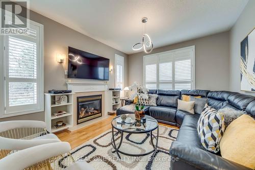 1154 Kestell Boulevard, Oakville, ON - Indoor Photo Showing Living Room With Fireplace