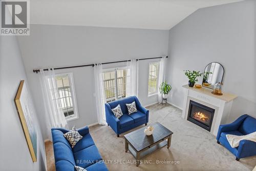 1096 Beneford Rd, Oshawa, ON - Indoor Photo Showing Living Room With Fireplace