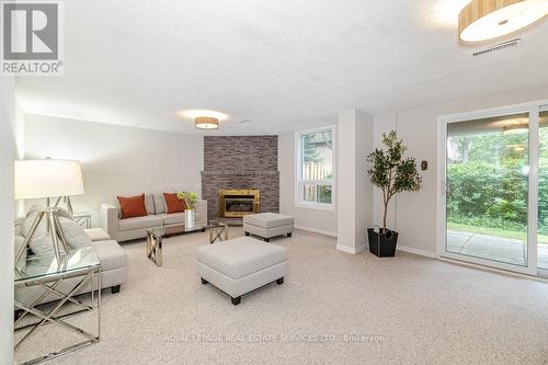 #4 -90 Sarah Lane, Oakville, ON - Indoor With Fireplace