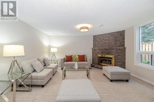 #4 -90 Sarah Lane, Oakville, ON - Indoor Photo Showing Living Room With Fireplace