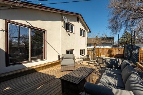 87 Bibeau Bay, Winnipeg, MB - Outdoor With Deck Patio Veranda With Exterior
