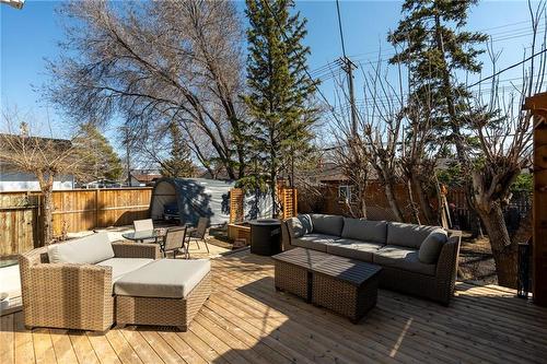87 Bibeau Bay, Winnipeg, MB - Outdoor With Deck Patio Veranda