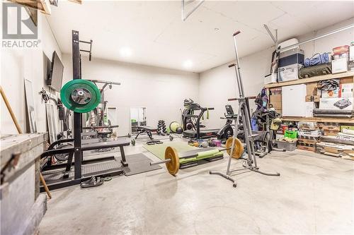 Workout room in Garage - 37 Lakeridge Trail, Beachburg, ON - Indoor Photo Showing Gym Room