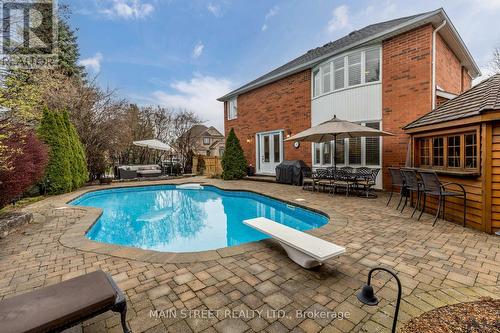 693 Foxcroft Blvd, Newmarket, ON - Outdoor With In Ground Pool With Deck Patio Veranda