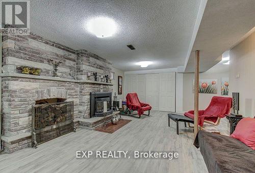#Bsmt -7240 Custer Cres W, Mississauga, ON - Indoor With Fireplace
