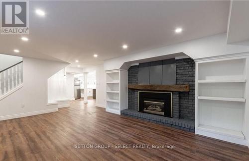64 Sherwood Ave, London, ON - Indoor Photo Showing Living Room With Fireplace