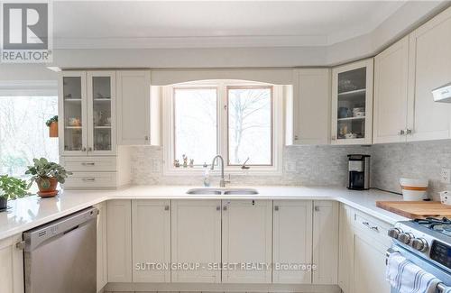 64 Sherwood Ave, London, ON - Indoor Photo Showing Kitchen With Double Sink