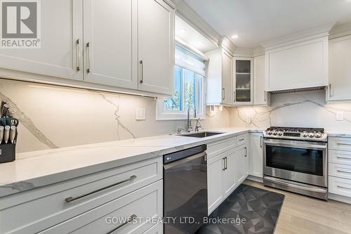 123 Dewitt Rd, Hamilton, ON - Indoor Photo Showing Kitchen With Upgraded Kitchen