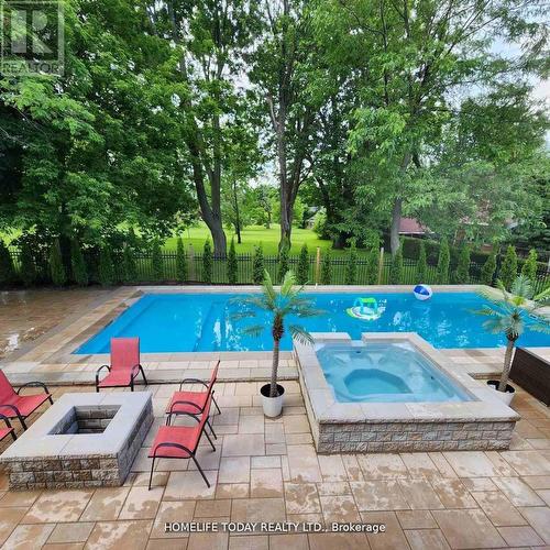 20 Chatterton Boulevard, Toronto, ON - Outdoor With In Ground Pool