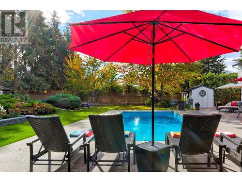 1411 Appleridge Road, Kelowna, BC - Outdoor With In Ground Pool With Backyard