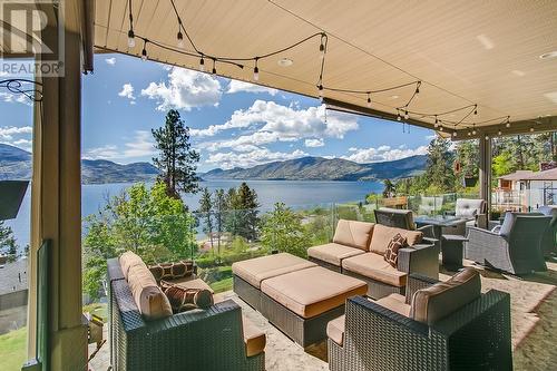 5857 Vicary Road, Peachland, BC - Outdoor With Body Of Water With Deck Patio Veranda With View