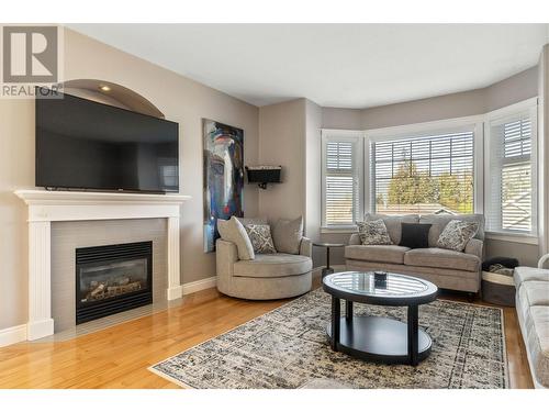 1770 23 Street Ne, Salmon Arm, BC - Indoor Photo Showing Living Room With Fireplace